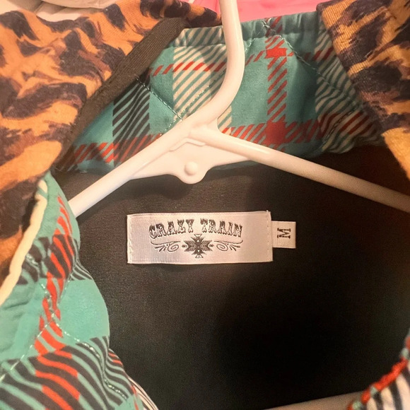 FINAL PRICE CRAZY TRAIN western style puffer vest - Picture 5 of 8